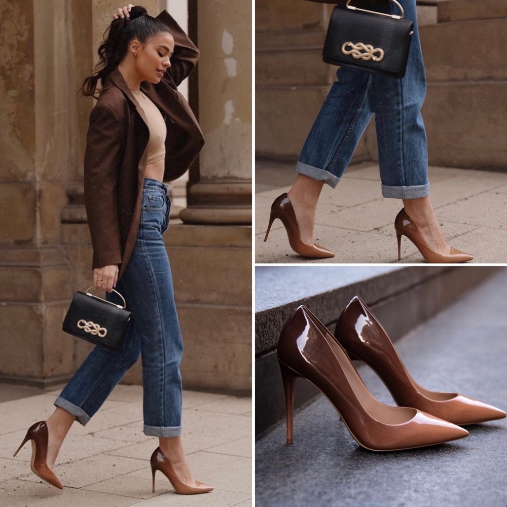 Aldo Stessy Stiletto Pump in Brown Ombré